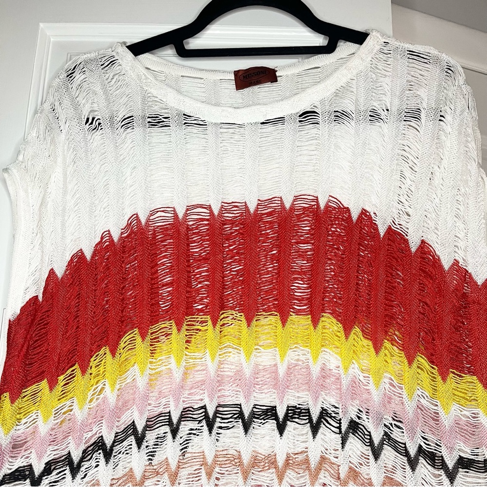 Missoni Mare Cotton Multicolor Swimsuit Coverup for the Beach or Vacation - Picture 2 of 9